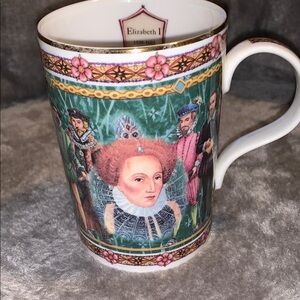 James Sadler Queen Elizabeth 1  Fine Bone China Cup  Kings & Queens